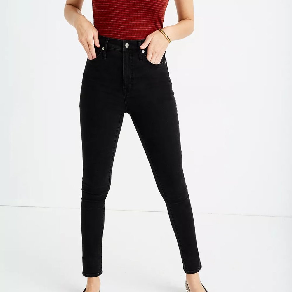 Madewell 11” High Rise Skinny Jeans in Lunar Wash Size 27